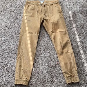 Express Men’s Khaki Joggers.